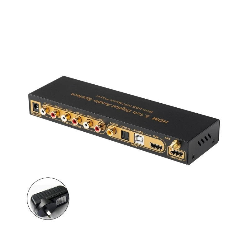 

UD851B Decoders DolbyAC3 5.1 Automatically Switching to Channel High Sound Quality Decoders with Remote