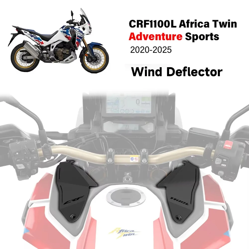 

CRF1100 L Front Fork Wind Deflectors Cockpit Air Deflector accessory For Honda CRF 1100 L Africa Twin Adventure Sports 2020-2025