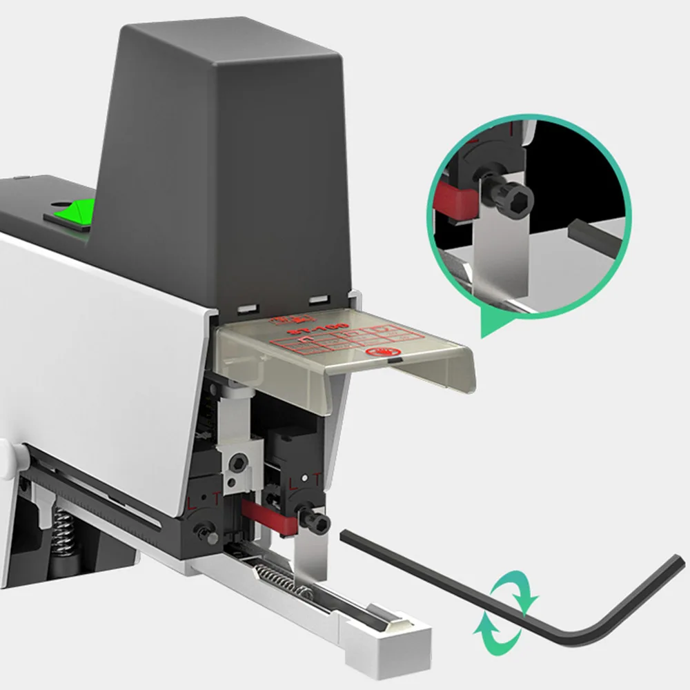 

electric Stapling box color box stapler paper box gift box PVC box electric stapler binding machine ST-102
