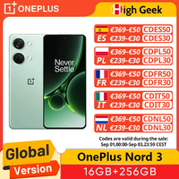 Global Version OnePlus Nord 3 5G MTK Dimensity 9000 120Hz Super Fluid AMOLED Display 50MP Sony IMX890 Camera System 8GB 16GB RAM