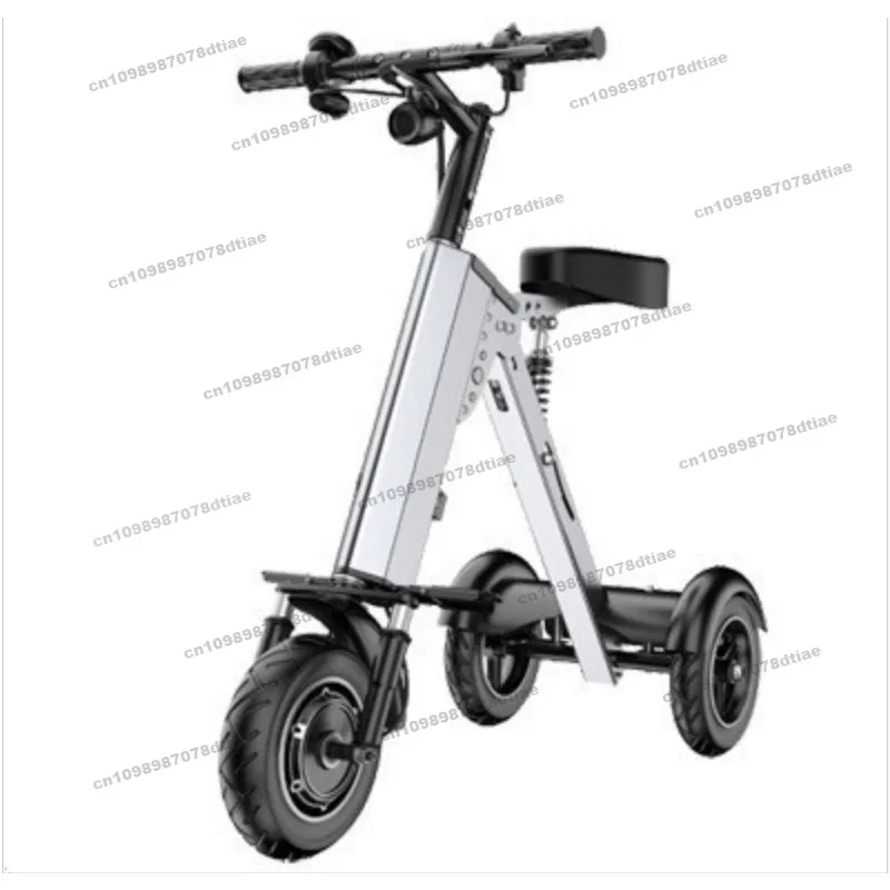 For Ultra-light Folding Electric Three-wheeled Small Battery Car Household Adult Electric Transportation Tricycle Parent-child