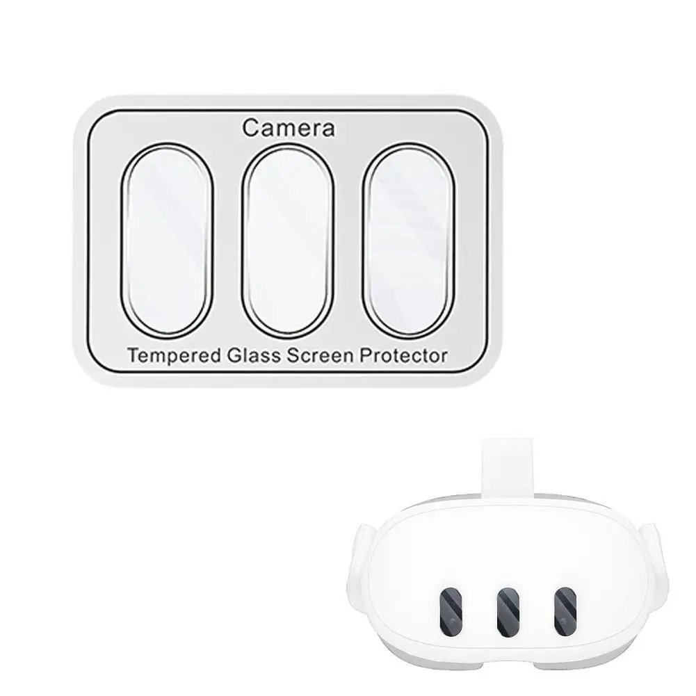 For Meta Quest3 Head Unit Host Tempered Film HD Translucent Oleophobic Tempered Glass Protective Film