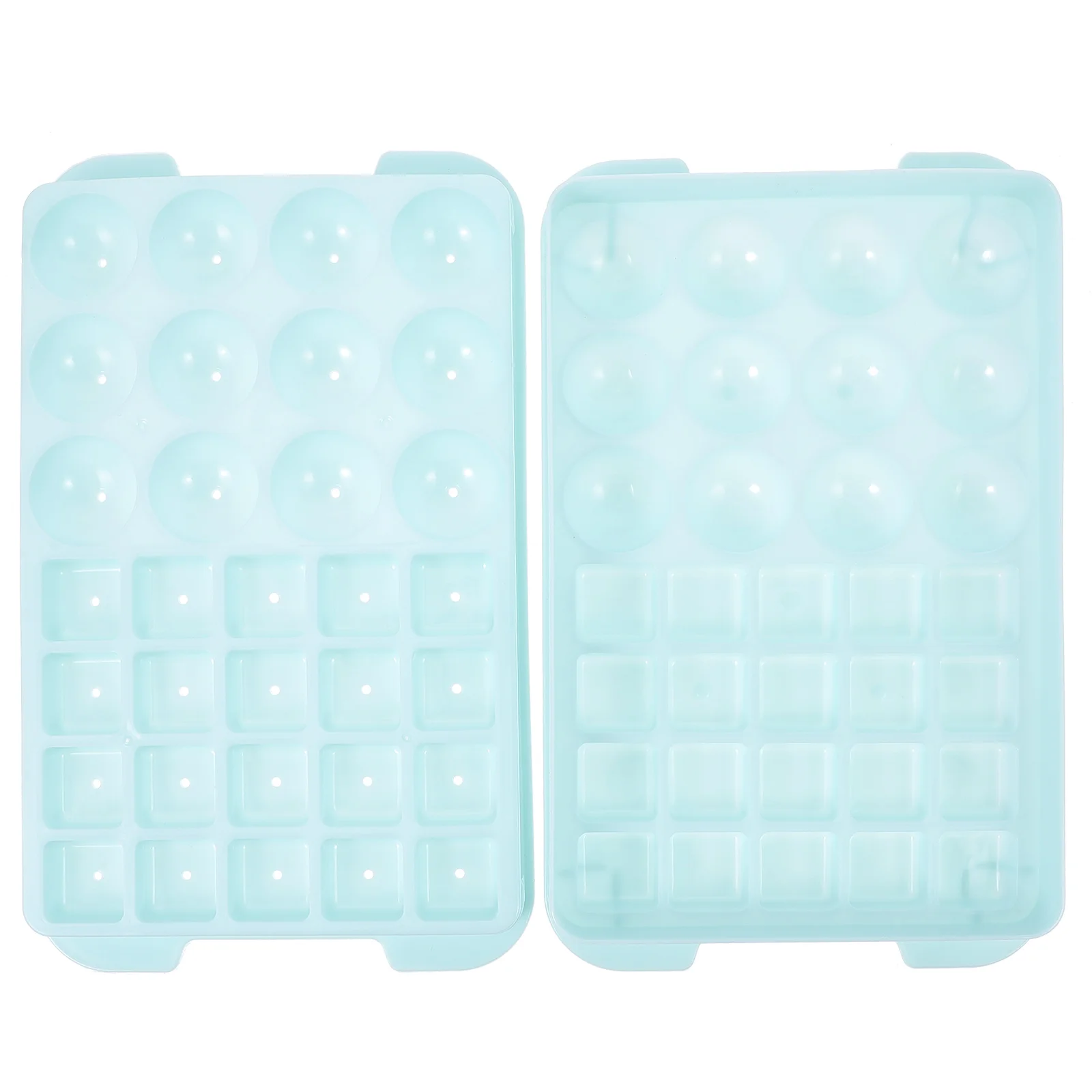 

Ice Tray Cube Maker Reusable Silicone Blue Round Square Kitchen Freezer Summer Mini Trays Cubes Easy Clean Wear Resistant
