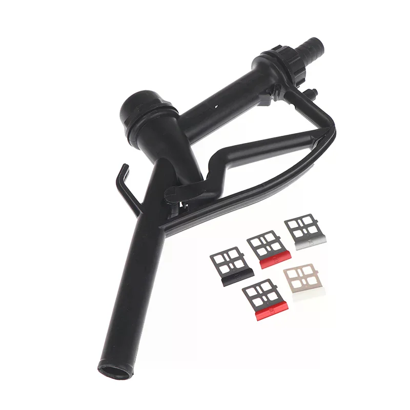 Plastic Manual Heavy Duty Fuel Nozzle With Hook 25mm / 20mm Nozzle Max Flow 45L/m Flowmeter Meters