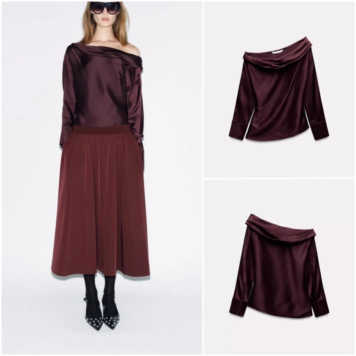 

Осень-зима Асимметричный повседневный облегающий длинный женский топ све irt для поездок на работу Sle Обычная длина Полиэфирное волокно 00%