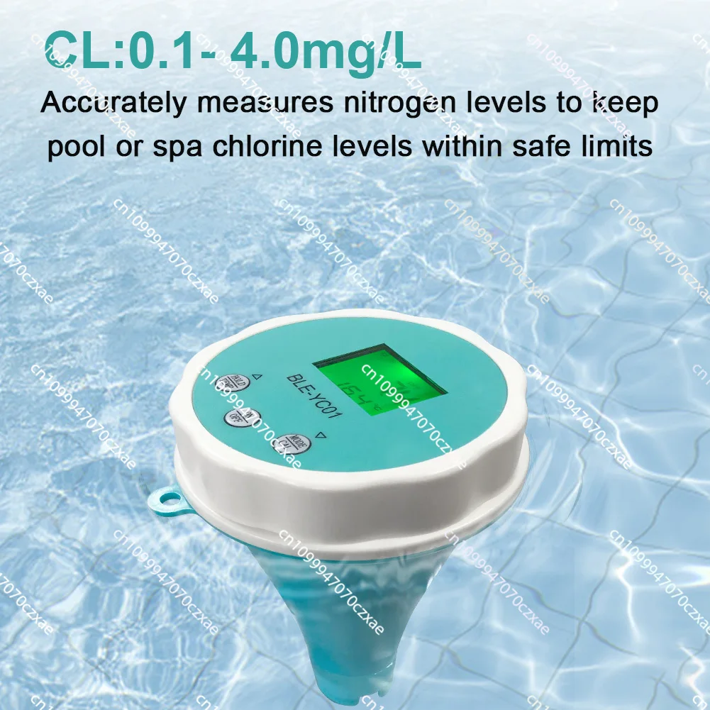 

Smart Bluetooth Online Chlorine Tester 6 in 1 Chlorine/PH/TDS/EC/ORP/Temperature Swimming Pool Acidity Meter