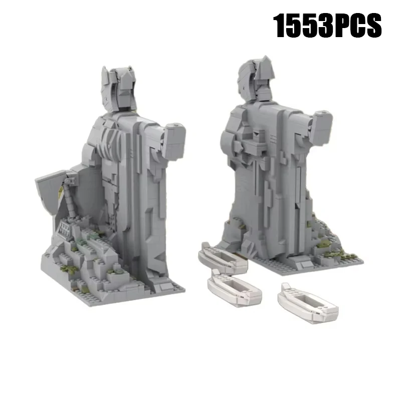 Rings Movie YcMoc Building Blocks The Pillars Of The Kings Custom Model Technology Bricks DIY Medieval Times Castle Child Toys