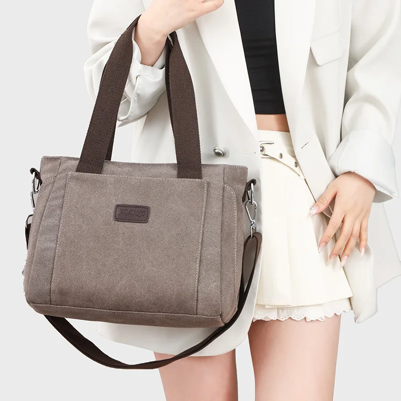 Women Handbags Ladies Canvas Shopping Tote Bag Clutch Female Crossbody Bags