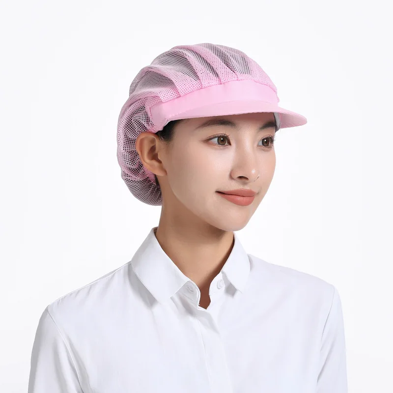 Adjustable Chef Hat For Work Reusable Kitchen Cooking Food Service Mesh Breathable Safety And Health Accessories Hat