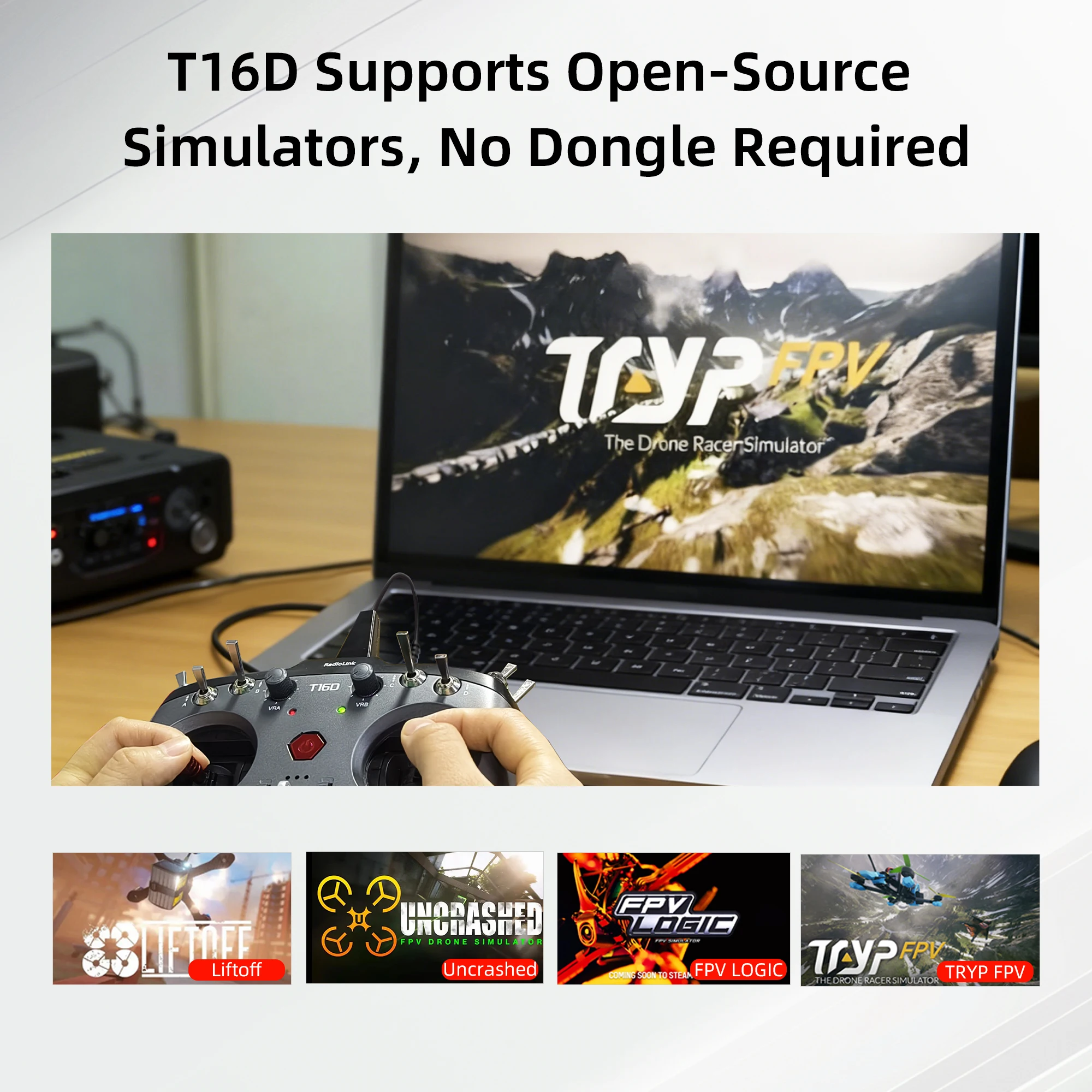 Radiolink T16D 16 Channels 2.4G RC Transmitter and R16F Receiver ELRS Module Support, RC Radio for FPV Drone Airplane Helicopter - Image 3