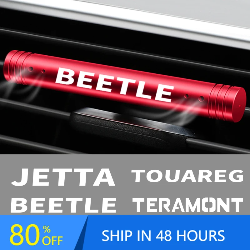 Molduras decorativas para salida de aire del coche, ambientador en barra para aromaterapia, para VW Volkswagen Golf Polo Jetta Beetle Touran B5 B6 Toua