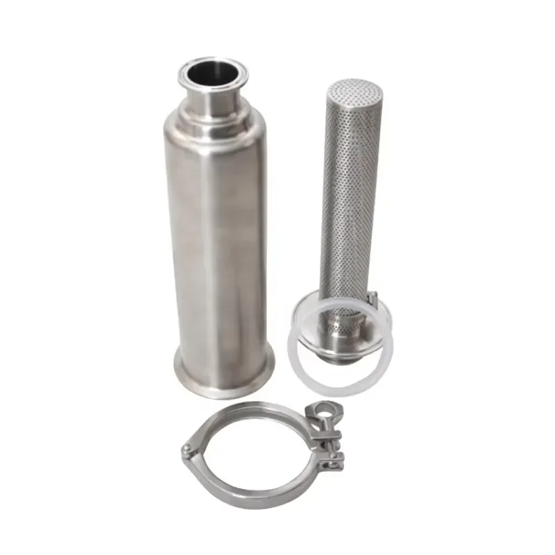 Sanitary Tri‑Clamp Inline Type Strainer Filter Stainless Steel Wire Mesh Screen Filter SS304 SS316L
