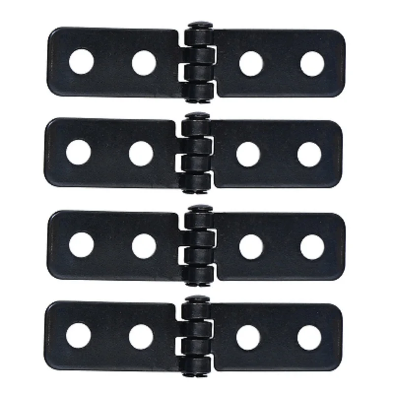 4Pcs Antique Black Mini Hinges for Wooden Box Metal Cabinet Door Furniture Rectangle Hinge Jewelry Box Hardware Handmade Crafts