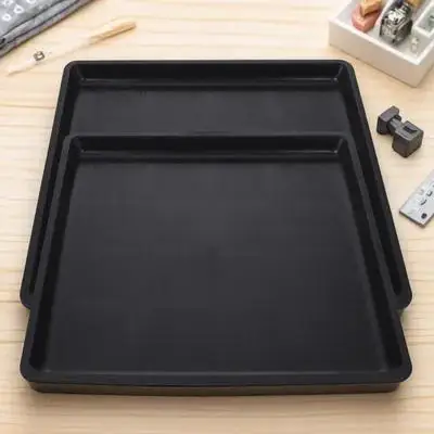 2Pcs Pet Cage Bedpan Replacement Tray Odor Resistant Rustproof Wear Resistant Smooth Safe Design for Small Pets Rabbit Hamster view 6