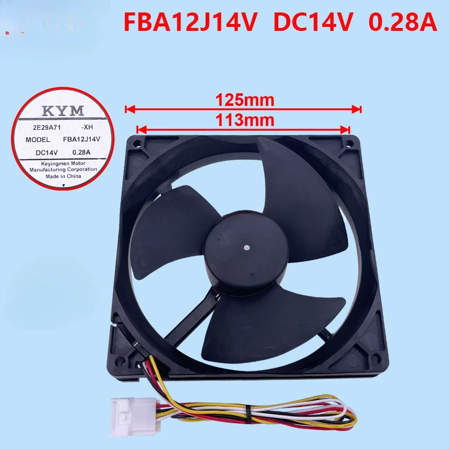 مروحة لثلاجة هيتاشي تجميد الثلاجة مروحة تبريد الثلاجة FBA12J14V DC14V 0.28A