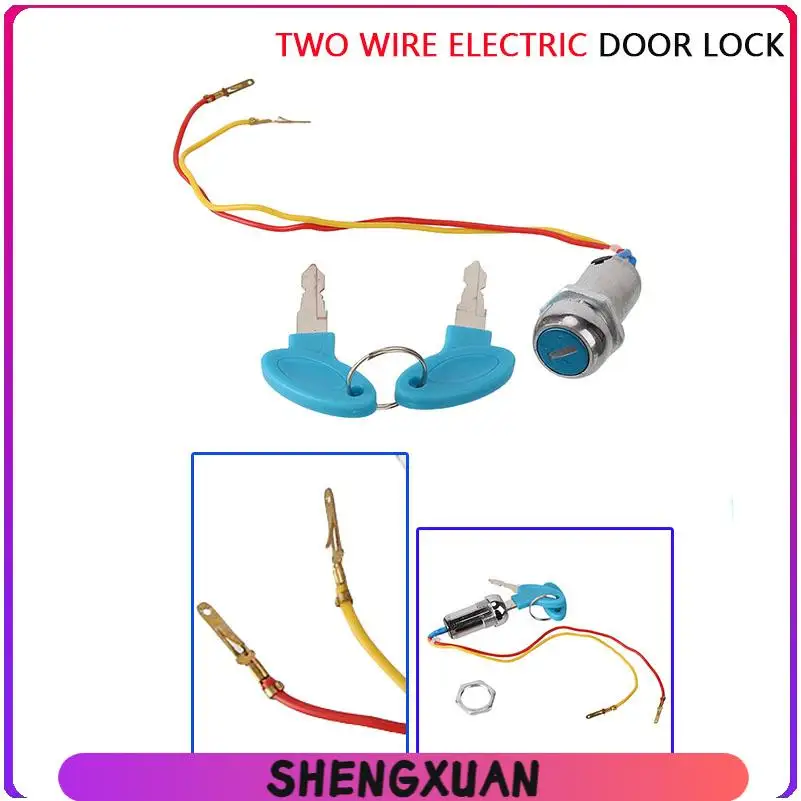New Arrival 1 Set 2-Wire Key Ignition Switch Lock for Motorcycle Go-Kart Scooter Bike - Electrical System Accessory