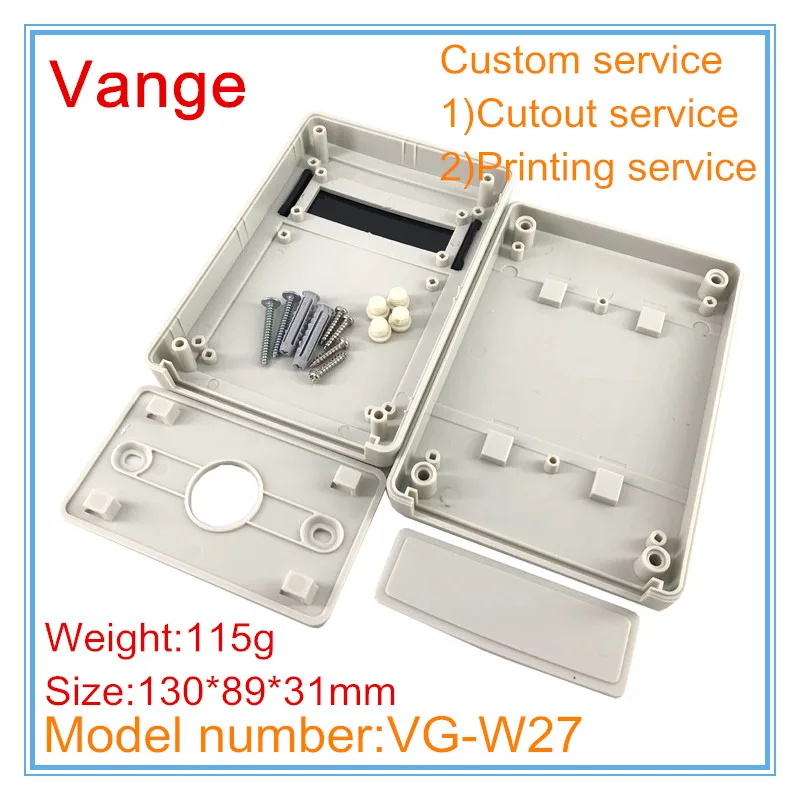 Vange entrance project box 130*89*31mm ABS plastic instrument enclosure