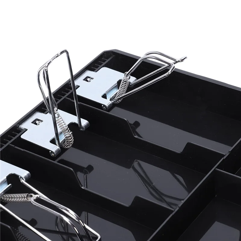 

ABAH-5X 5-Grid Money Cash Coin Register Insert Tray Replacement Cashier Drawer Storage Register Tray Box Classify Store