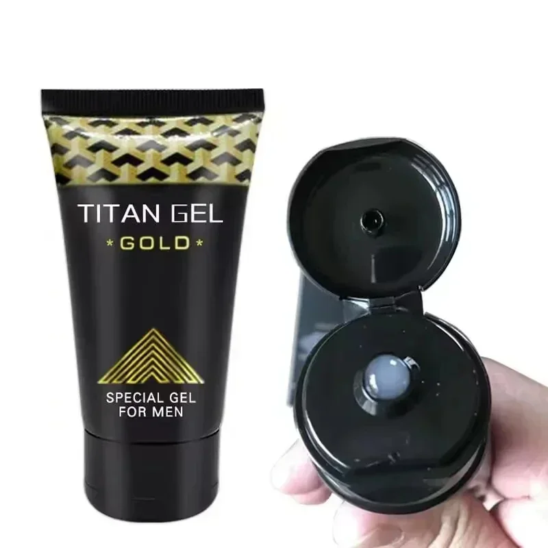 Jj-Crema Gel Titan para homens, creme masculino, efeito natural, sem cheiro, condutor