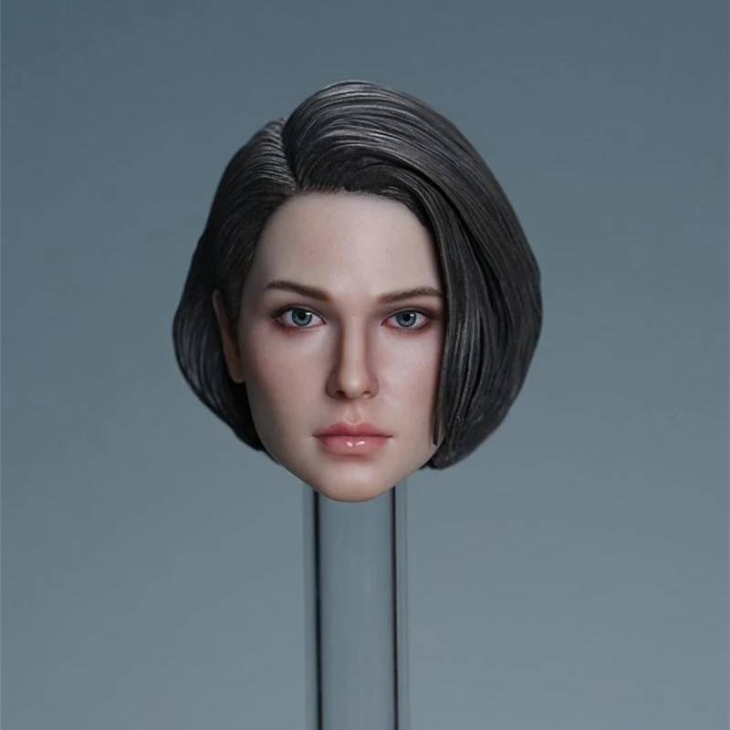 

In Stock SUPER DUCK SDH043 1/6 Jill Head Sculpt PVC Head Carving Model Fit 12'' TBLeague Female Suntan Action Figure Body