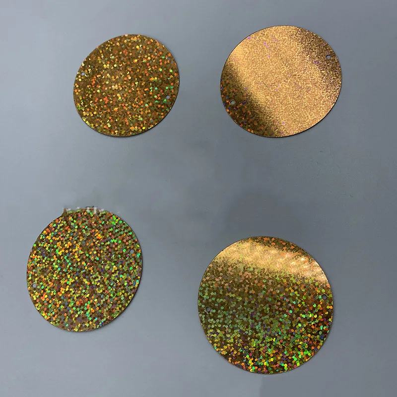 

1000g Holographic 52mm Large Round 2-Holes Sequins for DIY Sew Fashion Stage Performance Clothing Earrings Curtain Accessory