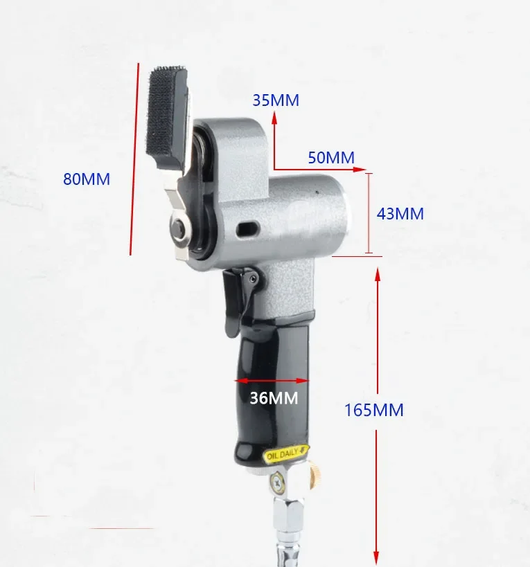 

Pneumatic air line sander, pneumatic reciprocating profile sanding polishing machine set