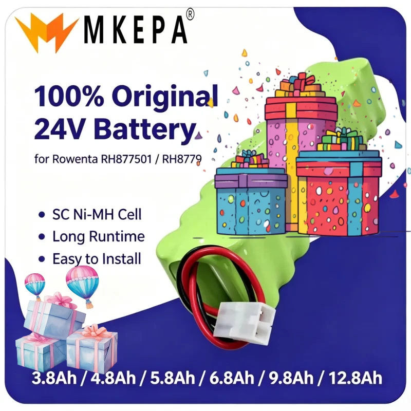 24V 3800‑12000mAh Rechargeable Ni‑MH Battery Fit For Lpega RH8770 RH8771WS RH87501