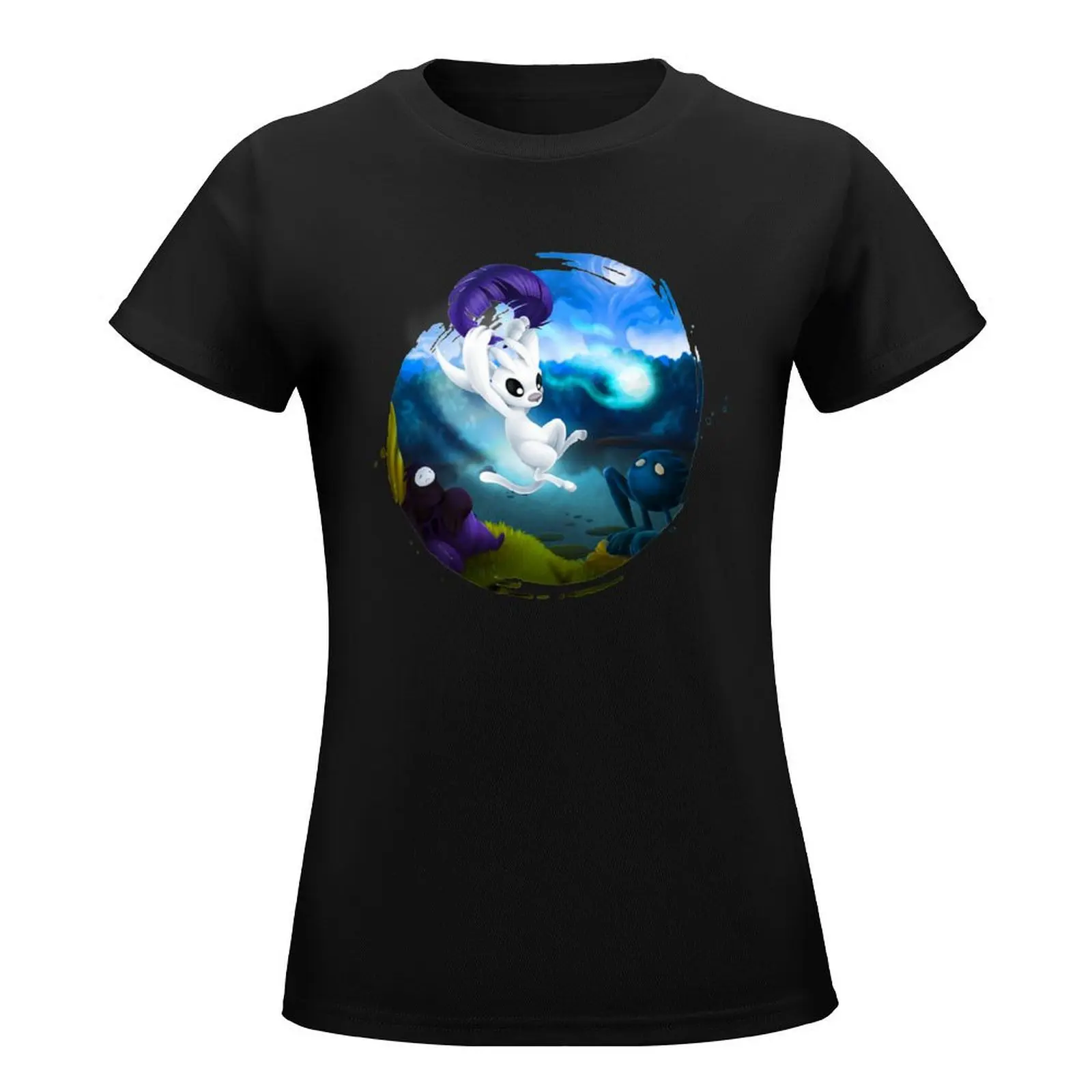 Ori e The Blind Forest - Fly Ori e The Will Of The Wisps Game t-shirt plain lady clothes maglietta donna