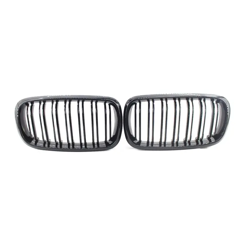 Reliable-1Pair Car Grille Double Line Front Kidney For BMW F15 F16 X5 X6 F85 F86 X5M X6M 2014-2018 Replacement Racing Grills