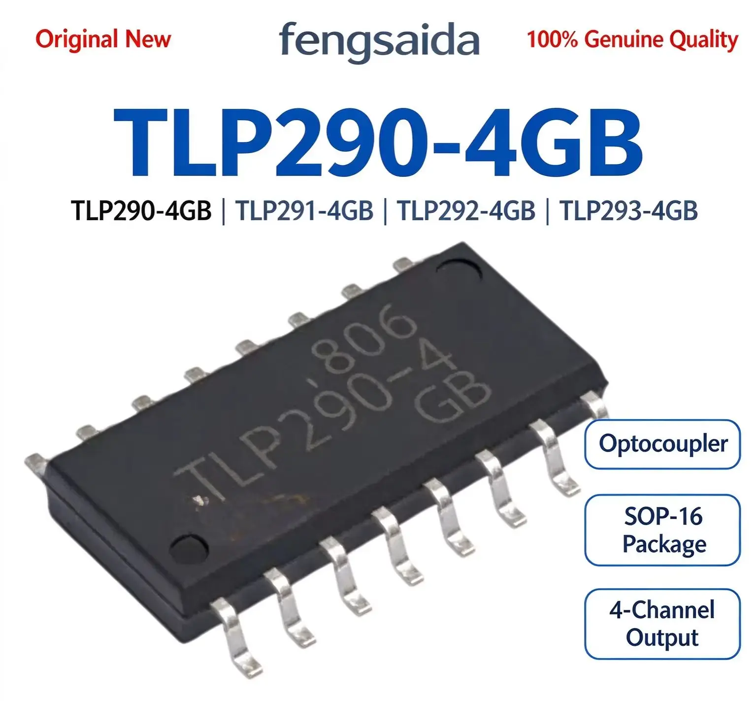 10Pcs TLP290-4GB TLP291-4GB TLP292-4GB TLP293-4GB TLP291-4 TLP290-4 TLP292-4 TLP293-4 SOP-16 IC 재고 있음 도매