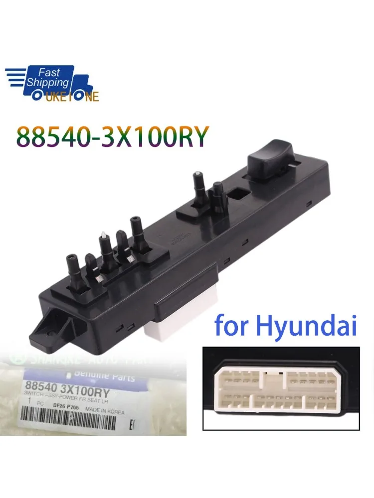 Pièces de bouton de commutation de réglage du siège électrique avant gauche, pour Hyundai Sonata Elantra 2011 – 2014, accessoires de voiture 885403 X100RY