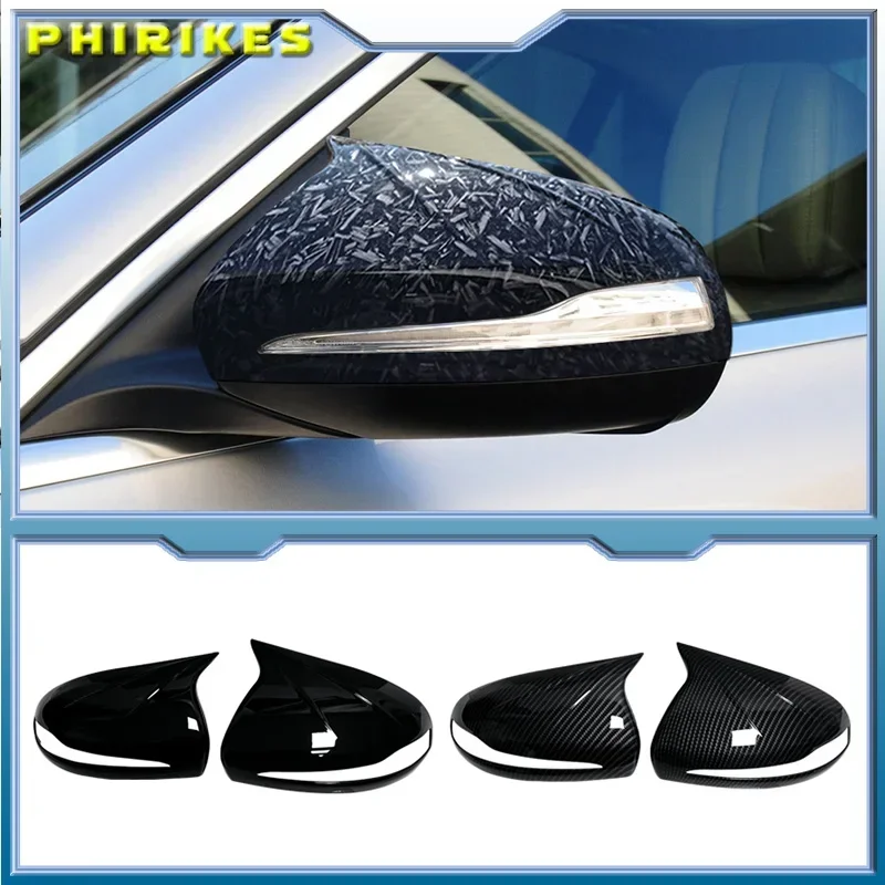 

Rearview Mirror Cap Side Mirror Cover Fit For Mercedes Benz C GLC S E Class W205 X253 W222 W213 W238 LHD Car Accessories