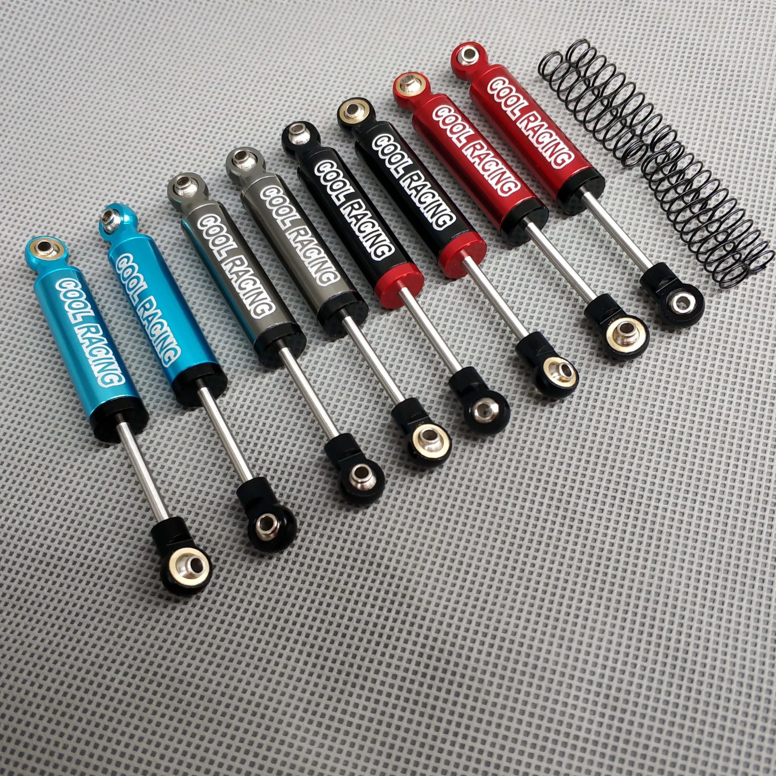 2x Metal Built-in Oil pressure Shock Absorbers 60-110mm For 1/10 RC Crawler Car Traxxas TRX4 AXIAL SCX10 D90 D110 JEEP Wrangler