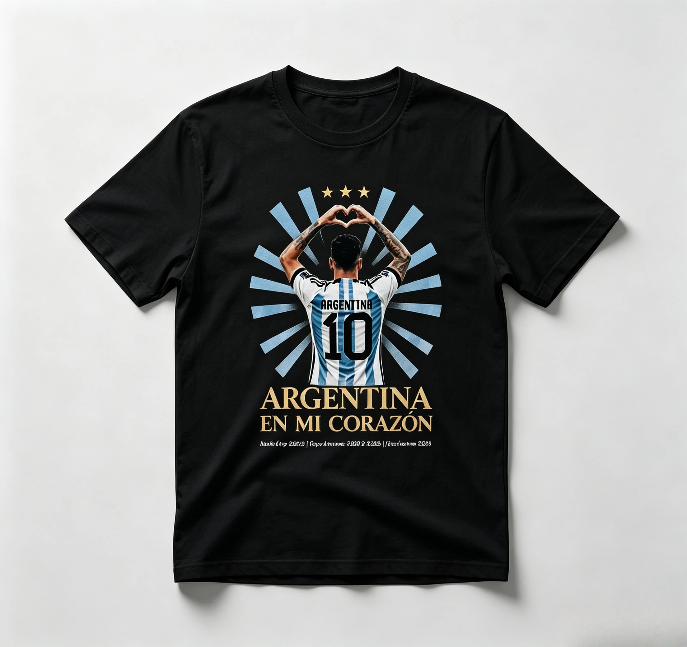Miami Messi 2025 MVP Commemorative Tee, Star Collage Portrait, Soft Cotton Streetwear for MLS Soccer Fans