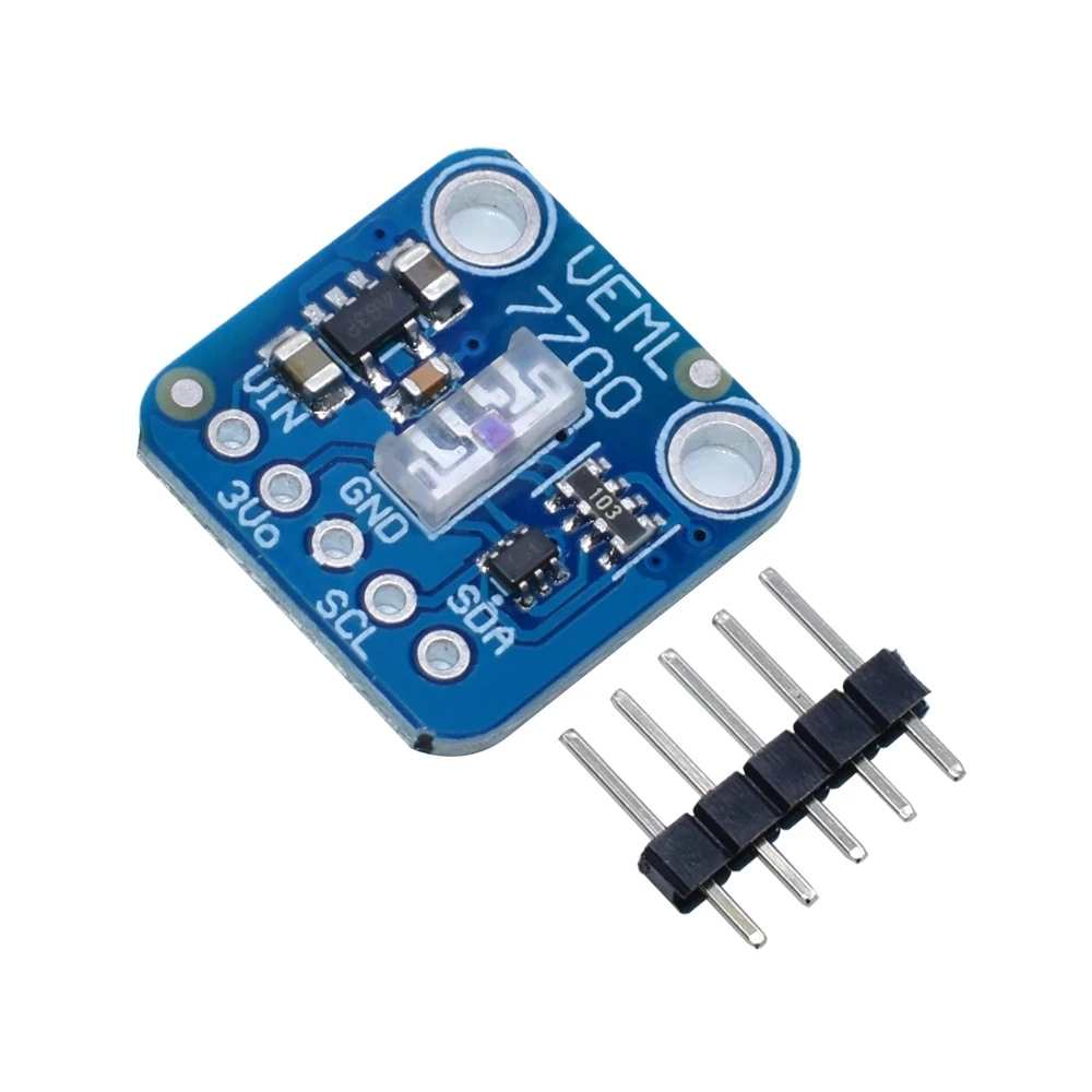 Módulo Sensor de Luz Ambiente para Arduino Raspberry Pi, VEML7700, Lux Light Measuring Sensor Board, 3.3V, 5V, I2C, IIC Interface, 120k