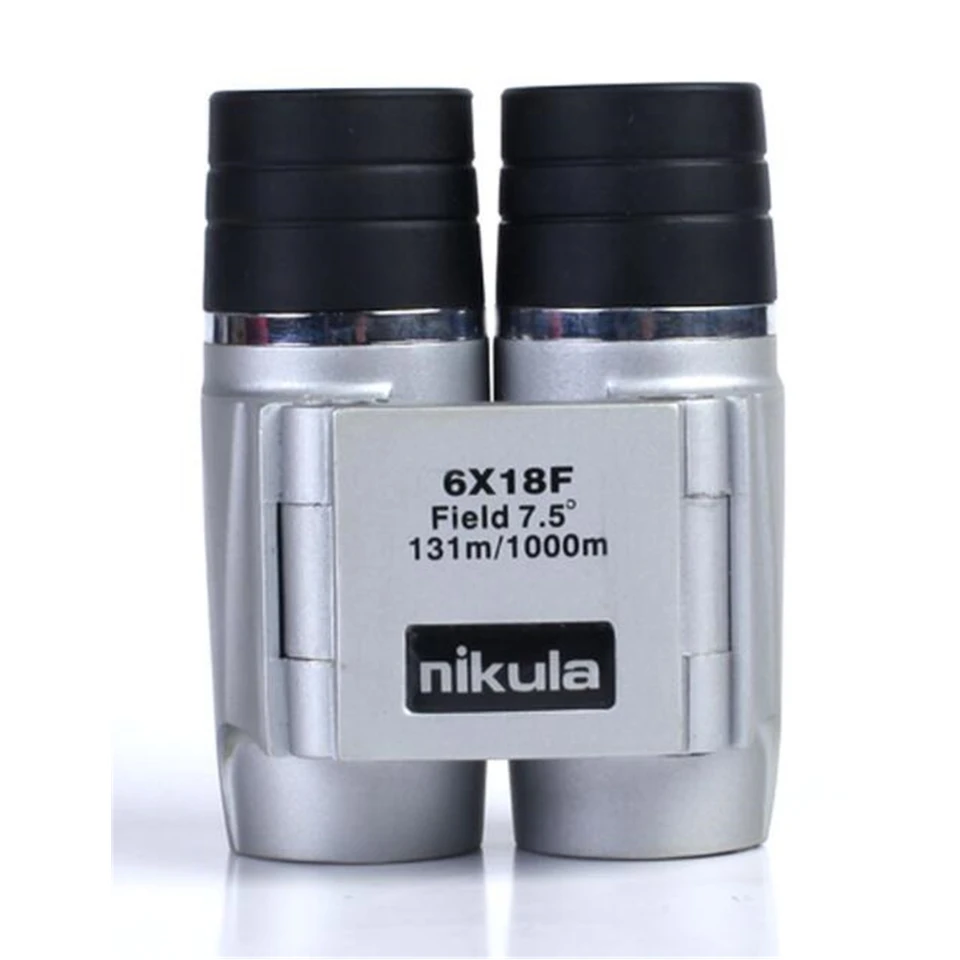 Nikula Nicholas 6x18mm Fixed Focus Binoculars Portable Outdoor HD
