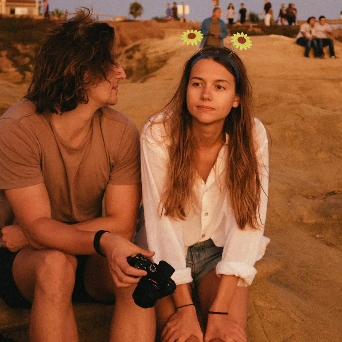 

4Pcs Sunflower Hair Hoops Simulation Design Non Slip Headbands Party Birthday Holiday Cosplay Travel Hair Accessories