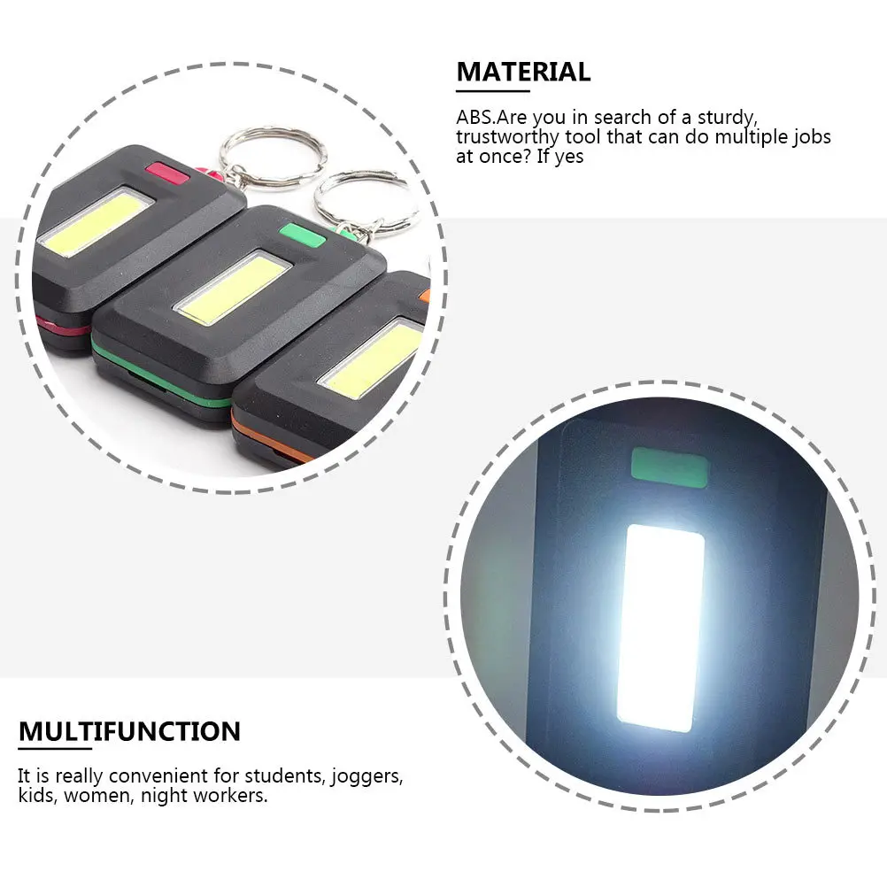 

5Pcs Portable Mini Key Chain Light Mountaineering Camping Outdoor LED Torch Small Keyring Flashlight LED Key Chain Light