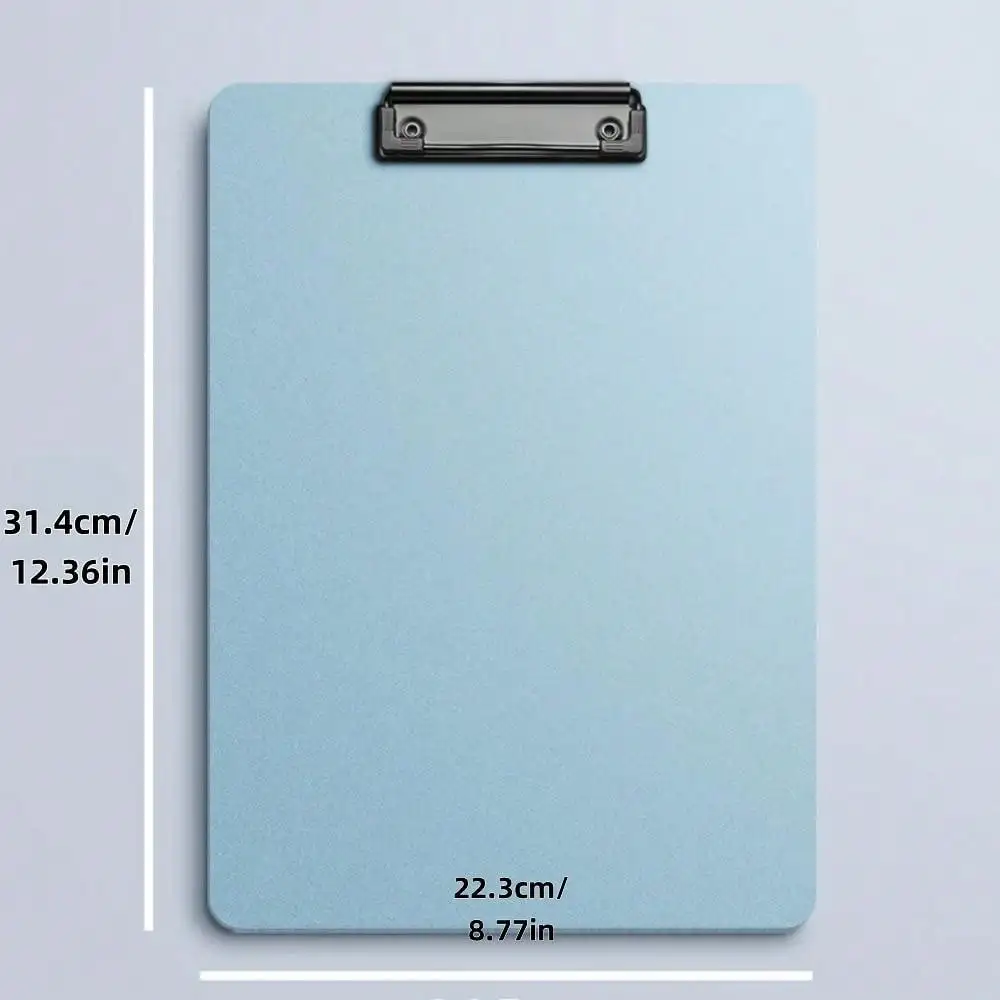 A4 File Folder Clipboard, Writing Pad, Memo Clip Board Clips, Test Paper Storage Organizer, School Supplies, Office Stationary