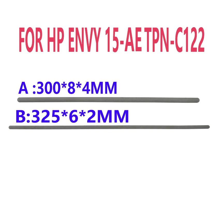 1Sets  Laptop Rubber Pad FOR HP ENVY 15-AE TPN-C122 300*8*4mm 325*6*2mm Lower Cover Foot Pad With Double-Sided Tape Rubber Foot