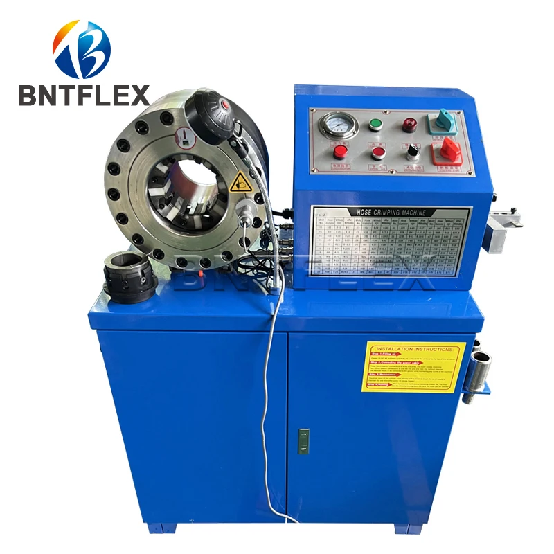 Crimping Peeling Combined Machine 380v 3 Phase 2 Inch Strong Workshop Equipment Hydraulic Hose Press