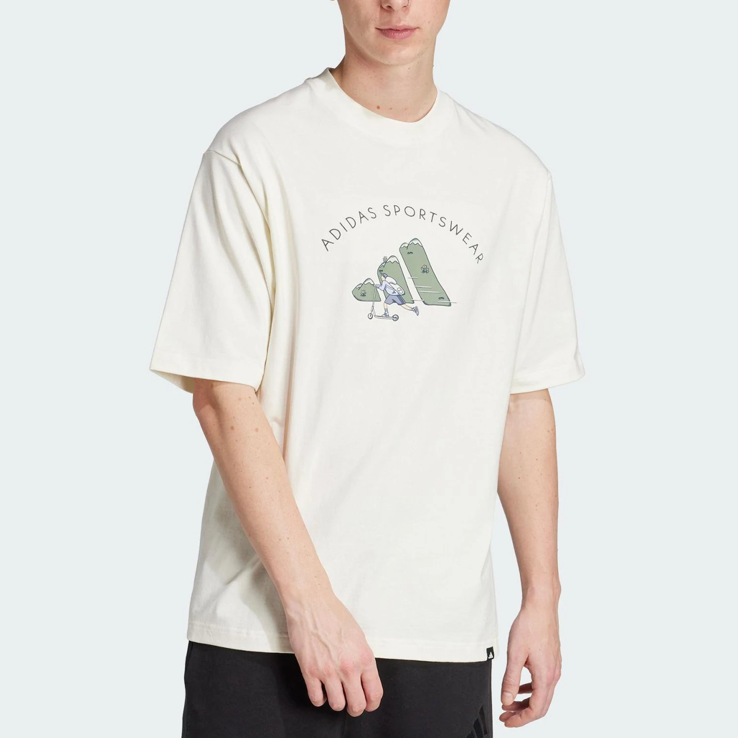 

Adidas Original 2025 Summer Men's Loose Minimalist Outdoor T-Shirt JJ3968