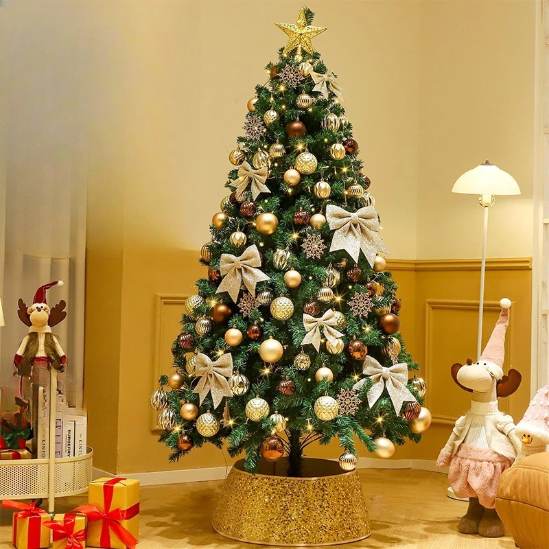 

Высококачественная рождественская елка 1,5/1,8/2,1/3 м, бытовой пакет, интернет-симуляция знаменитостей, светящийся большой орнамент для гостиной