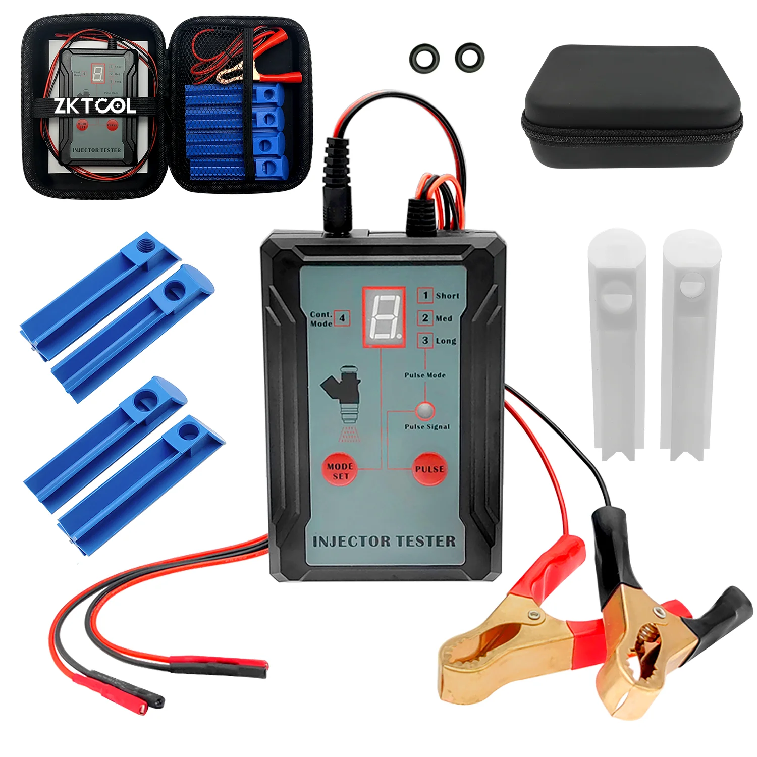 Upgraded Fuel Injector Tester & DIY Cleaning Tool - Test Two Injectors Simultaneously 8 Pulse Power Drive Mode