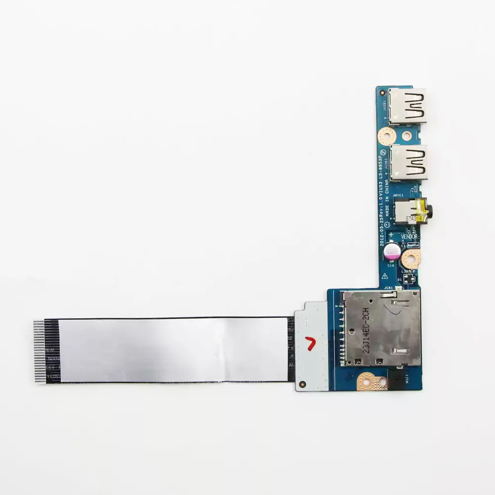 Used For Lenovo IdeaPad S300 S400 S405 S415 S410 Laptop USB Card Reader Audio Headphone Jack Port Board VIUS3 LS-8953P