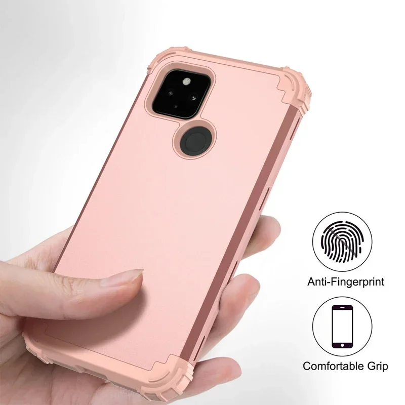 3IN1 Shockproof Case for Google Pixel 9 Pro 5G Case Phone Coque Pixel 5 Pixel8 A 3 XL 4 3a 4a 5a 6a 8a 7 8 Pixel3 3XL Back Cover