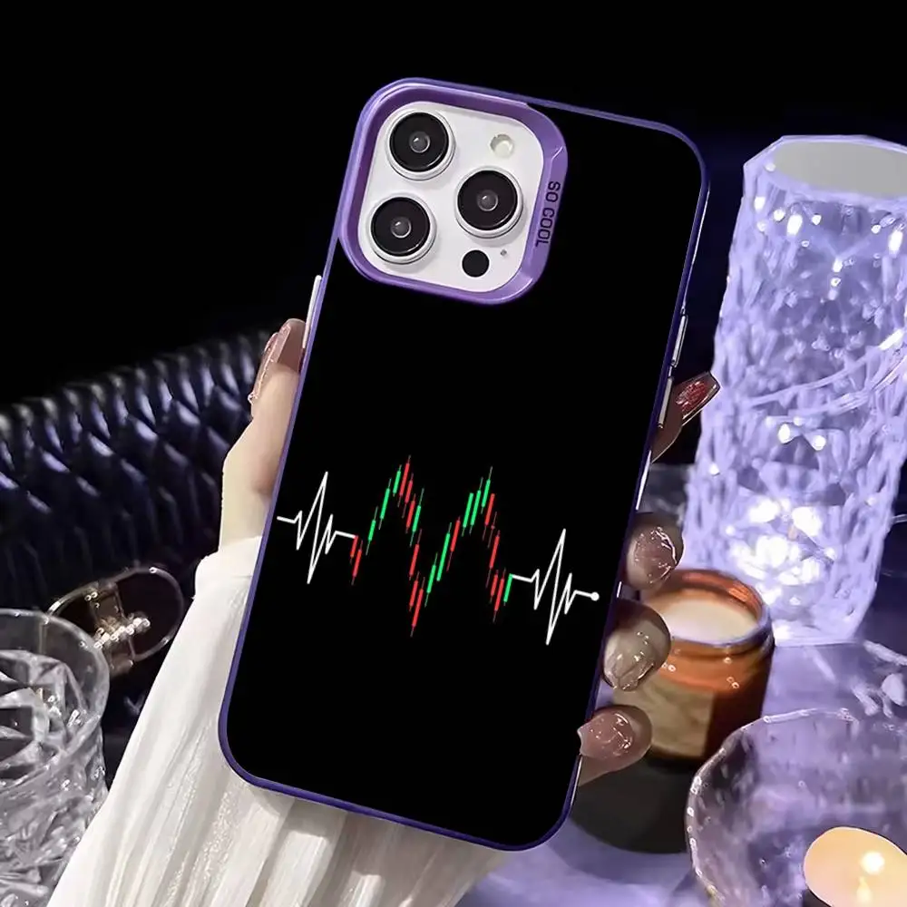 حافظة هاتف من Forex Day Trading Day Trader لهاتف iPhone17,16,15,14,13,12,11,Mini,Pro,SE,MAX,plus,Purple Matte غطاء سيليكون #5