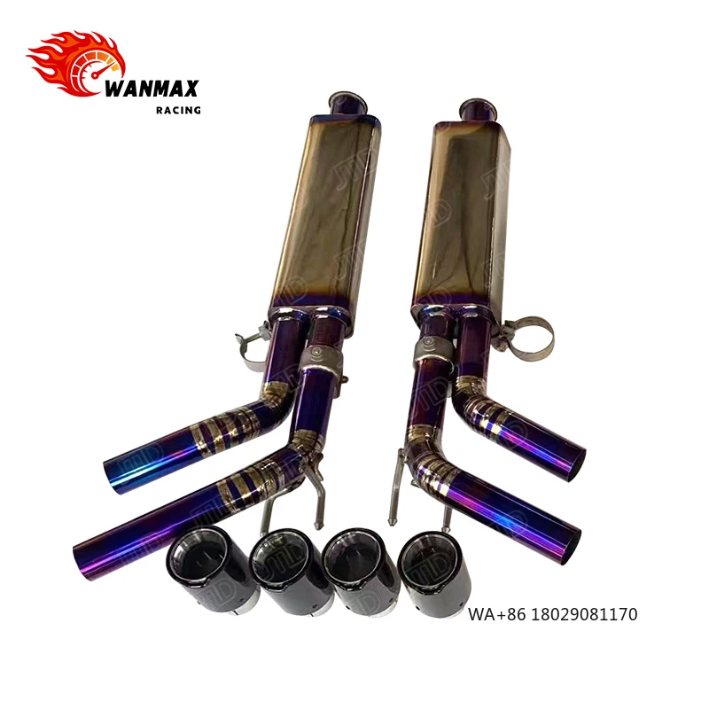

High Performance 4 Exit Exhaust System for G63 W464 with Carbon Fiber Tips - Titanium Catback