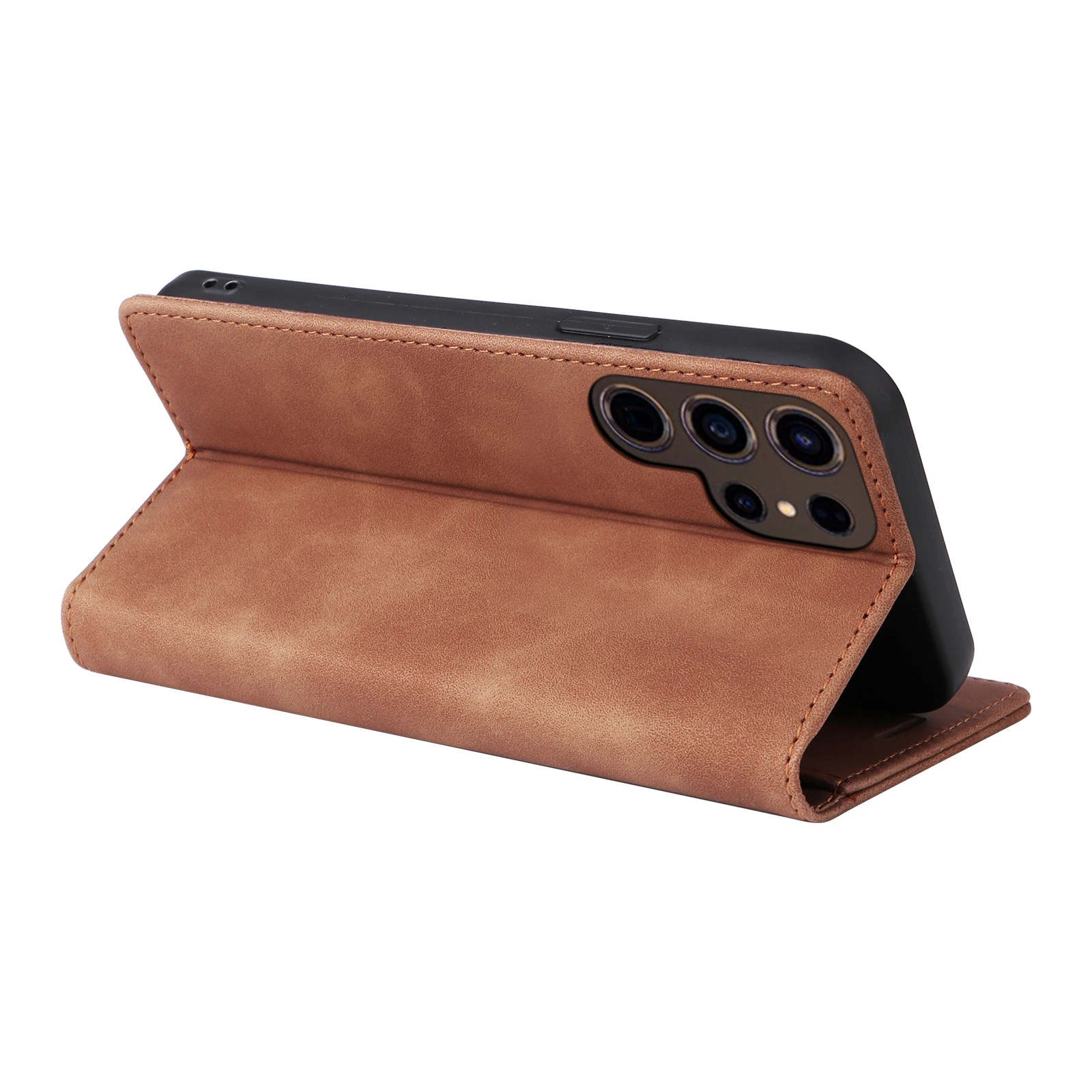 Ultrathin Leather Flip Case For Samsung Galaxy S26 S25 S24 S23 FE S22 Ultra S21 S20 Plus Note 20 5G Business Wallet Phone Cover