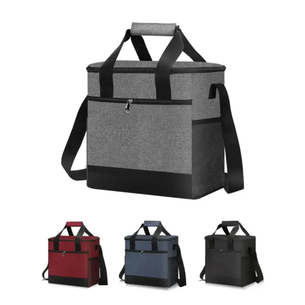 Bolsa térmica súper grande de 32L, fiambrera aislante con forro duro para Picnic, bebida fresca para acampar, barbacoa, fiestas al aire libre